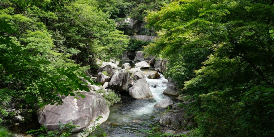 昇仙峡をウォーキング（約40分散策コース）