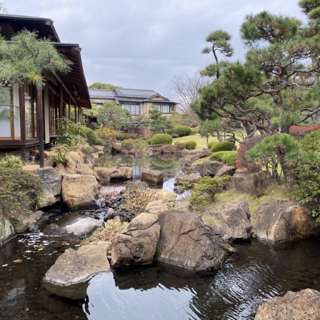 常磐ホテル日本庭園