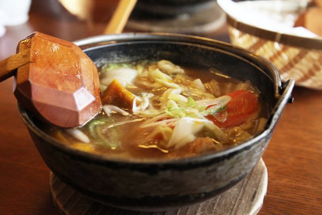 夜ごはん・山梨名物ほうとう