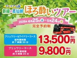 新緑の昇仙峡 ほろ酔いツアー♪