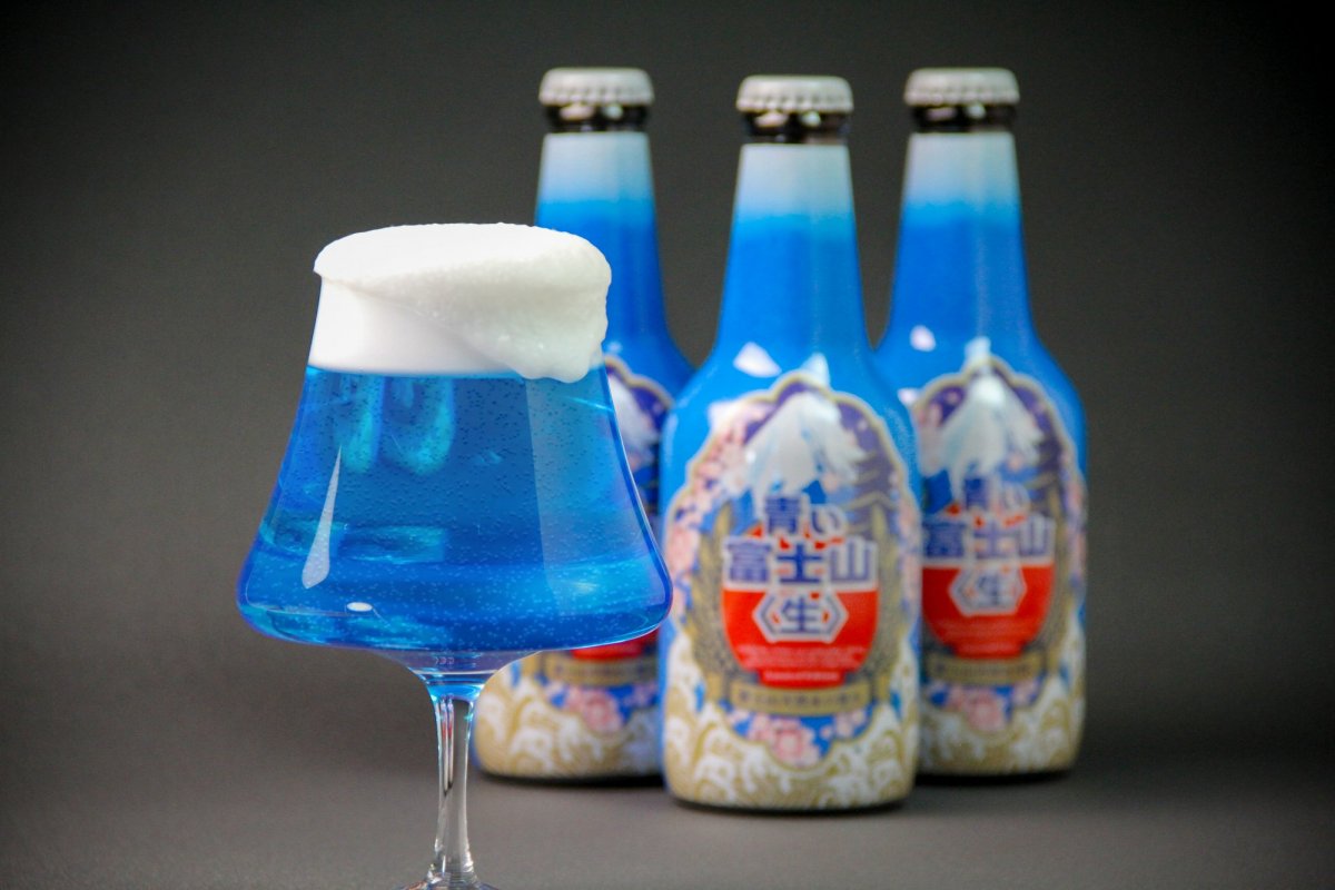 青い富士山シリーズ第4弾！青い富士山ビール