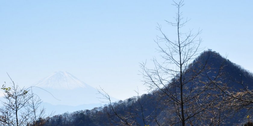 黒富士と富士山