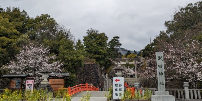 武田神社（2024.4.5現在）
